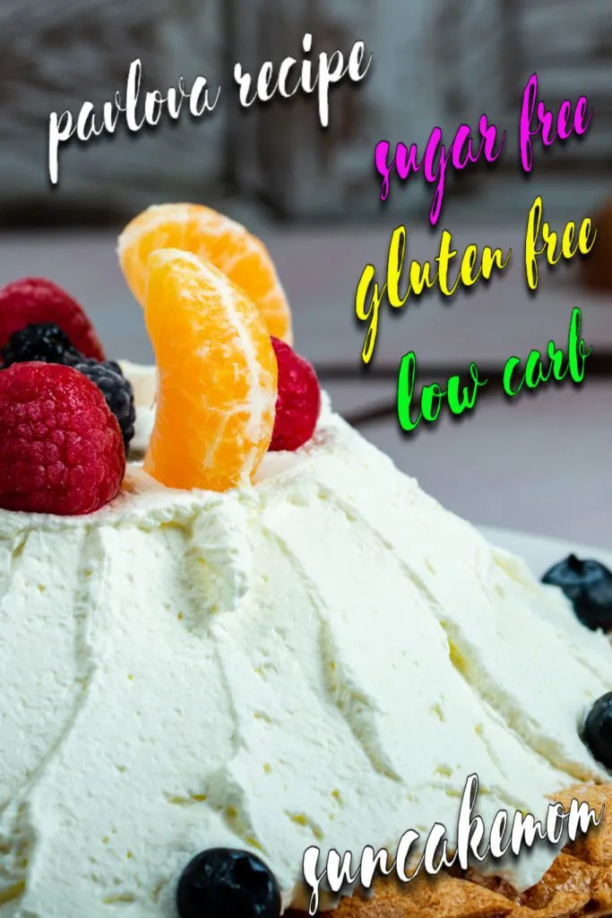 Pavlova-recipe-keto-Pinterest-SunCakeMom