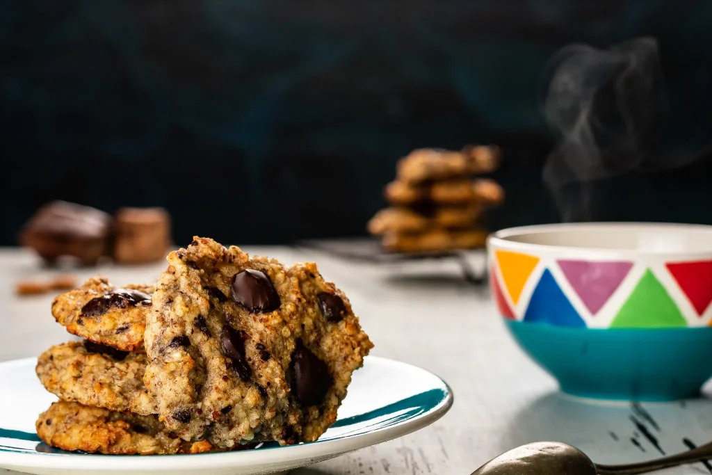 Almond Flour Cookies with Chocolate Chips