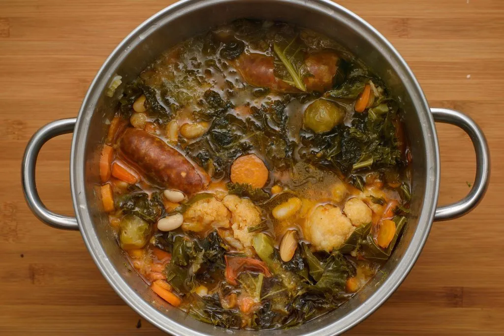 Sausage kale soup - SunCakeMom