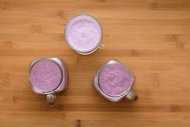 Blueberry smoothie recipe - SunCakeMom