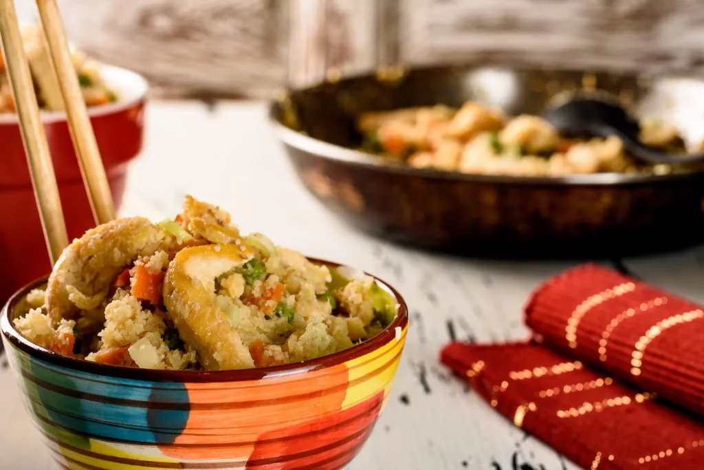 Cauliflower Chicken Fried Rice Recipe