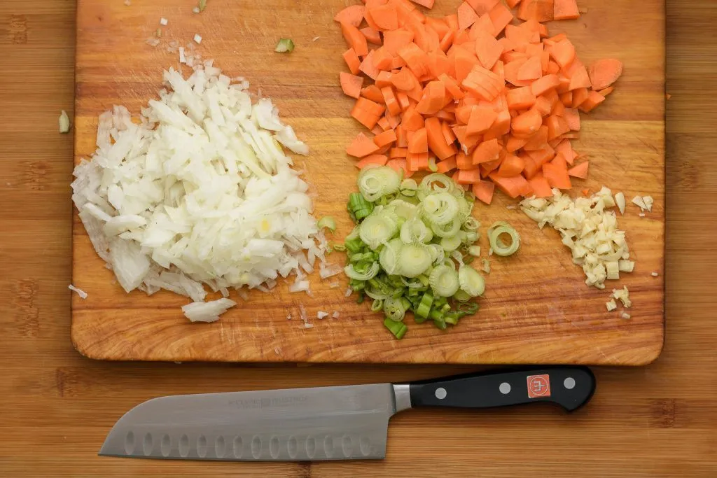 Cauliflower chicken fried rice recipe - SunCakeMom