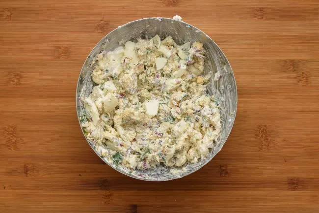 Cauliflower potato salad recipe - SunCakeMom