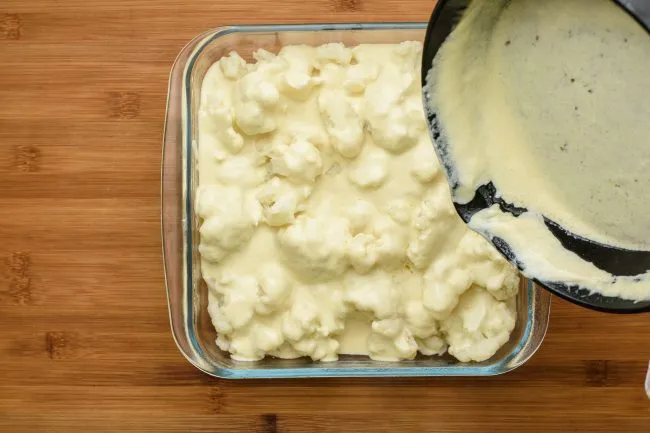 Cauliflower cheese - SunCakeMom