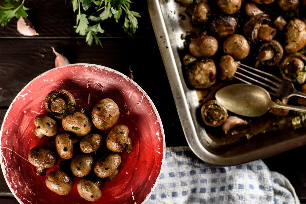 Roasted mushrooms recipe - SunCakeMom