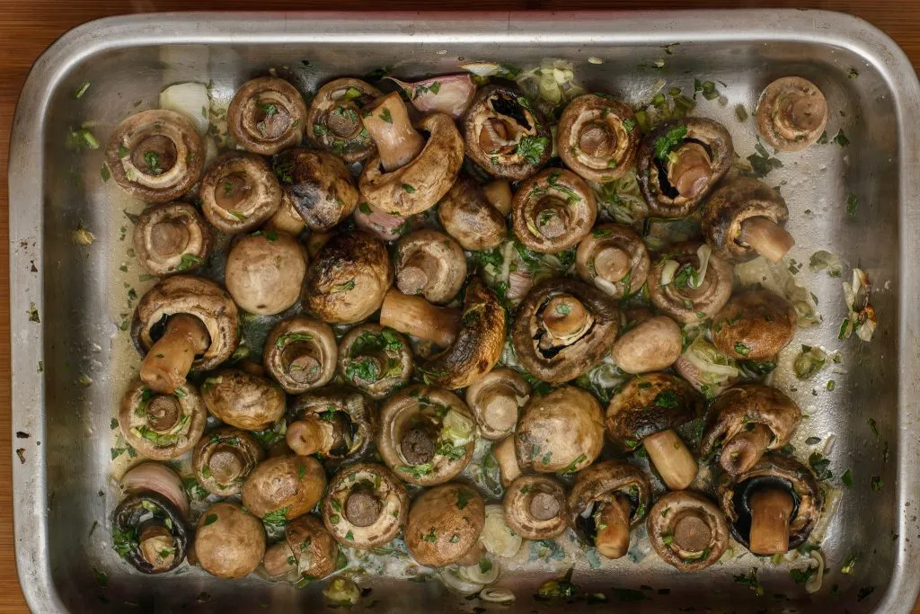 Roasted mushrooms recipe - SunCakeMom