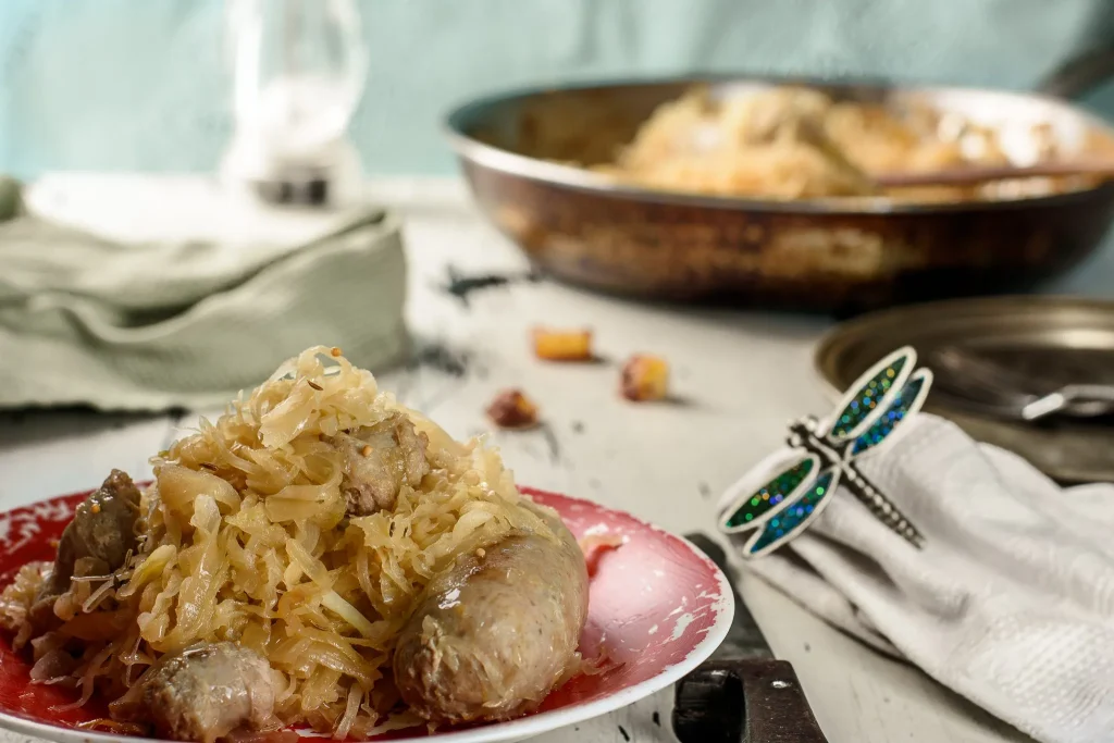 Kielbasa Sausage and Sauerkraut Recipe