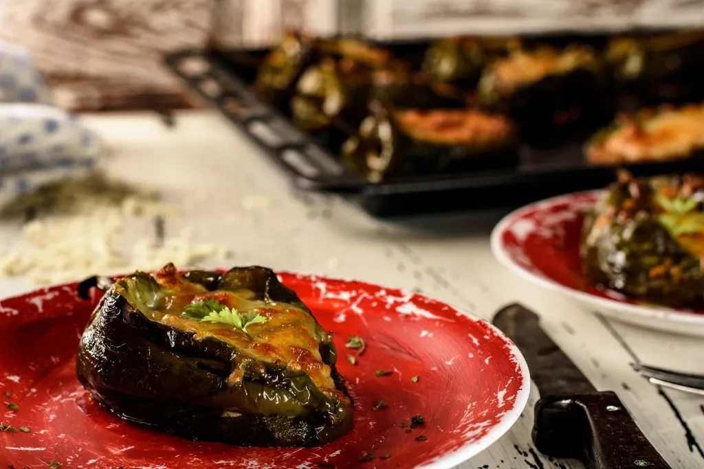 Stuffed poblano peppers recipe - SunCakeMom