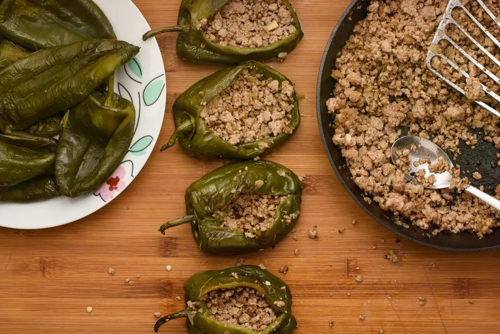 Stuffed poblano peppers recipe - SunCakeMom