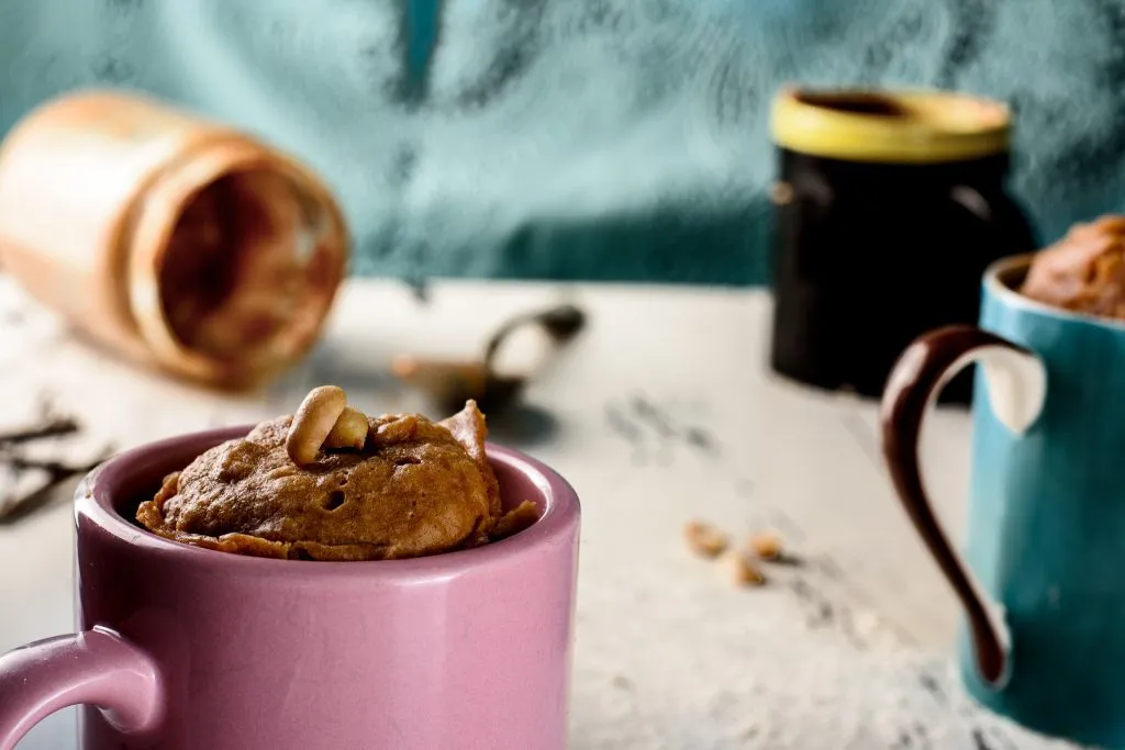 Peanut butter mug cake recipe - SunCakeMom