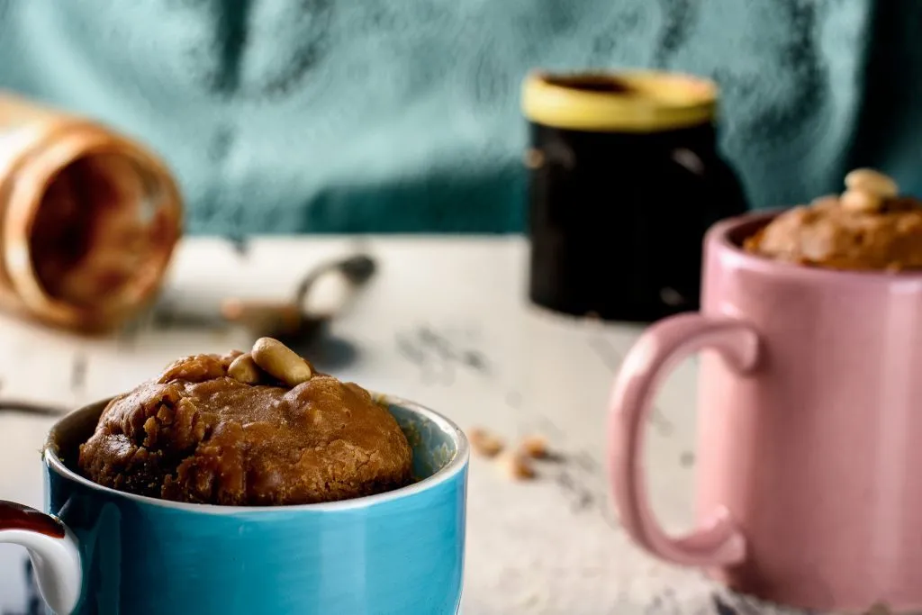 Peanut butter mug cake recipe - SunCakeMom