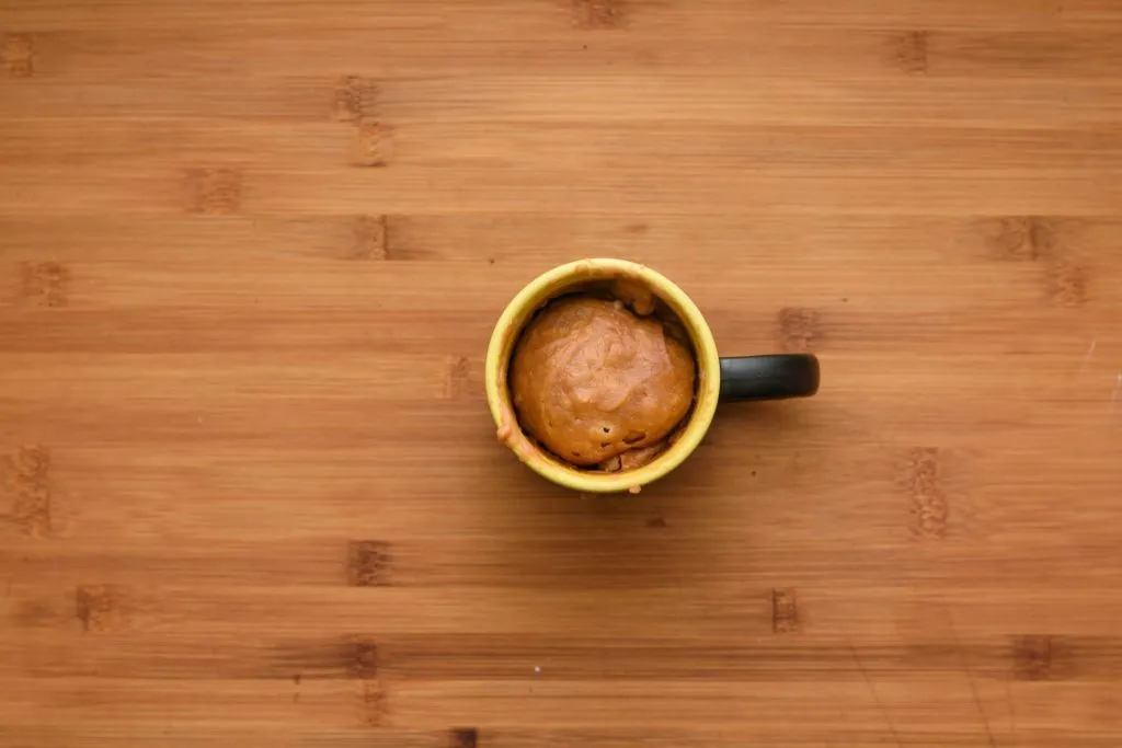 Peanut butter mug cake recipe - SunCakeMom