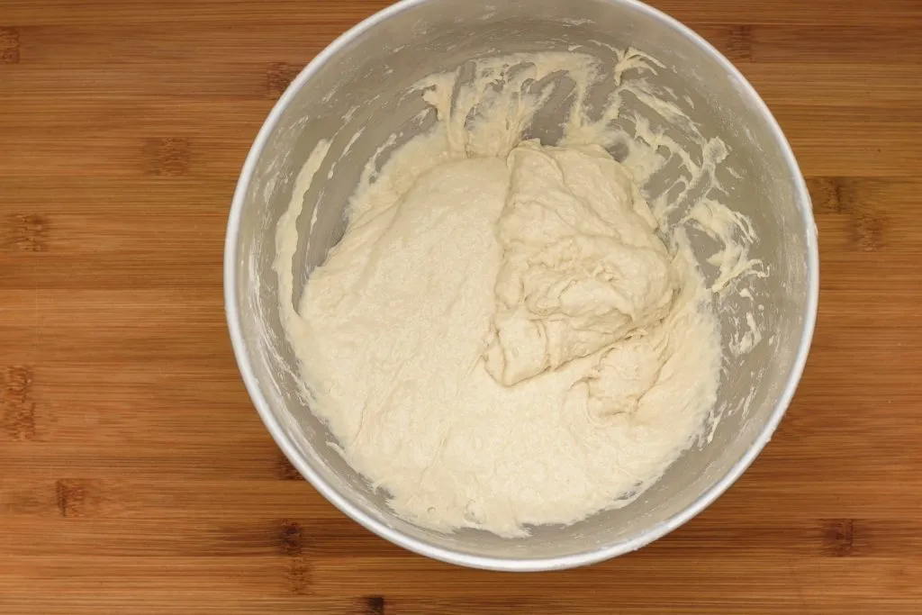 Flour yeast water wet dough -gp- SunCakeMom