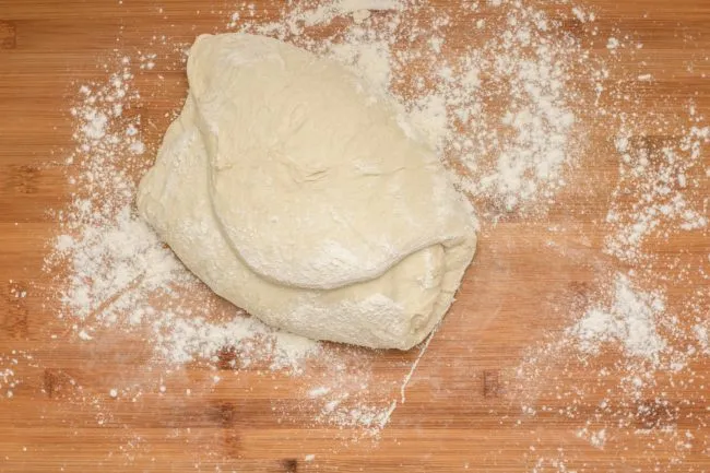 Flour yeast water wet dough -gp- SunCakeMom