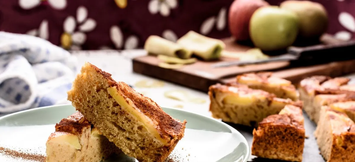 Upside-Down Apple Cake - SunCakeMom