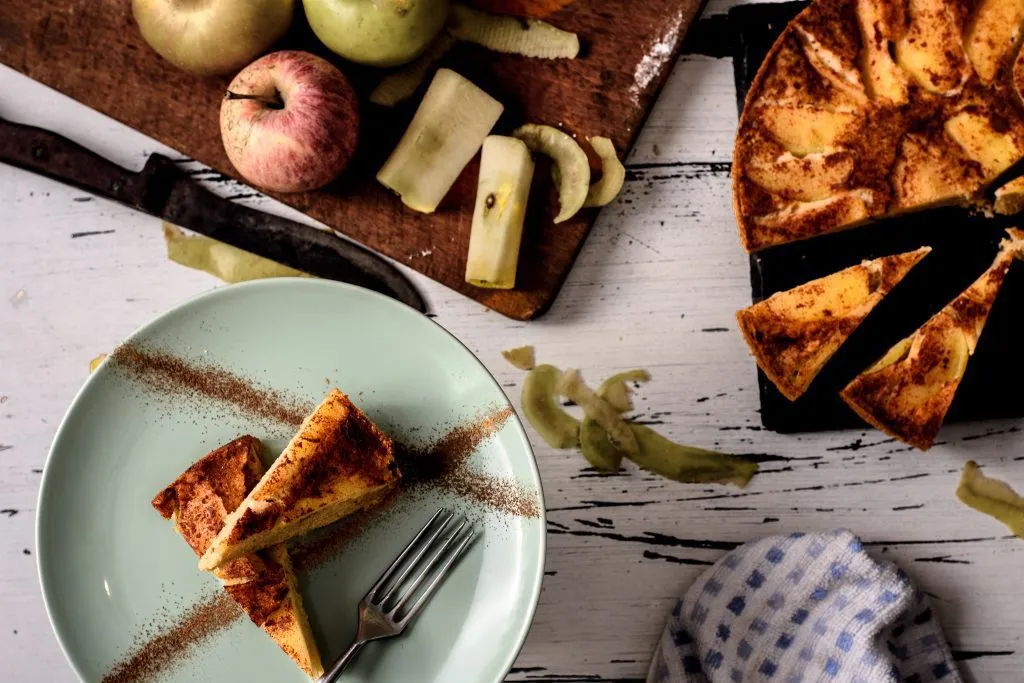 Upside-Down Apple Cake - SunCakeMom