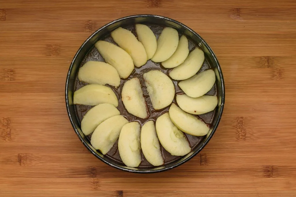 Upside-Down Apple Cake - SunCakeMom