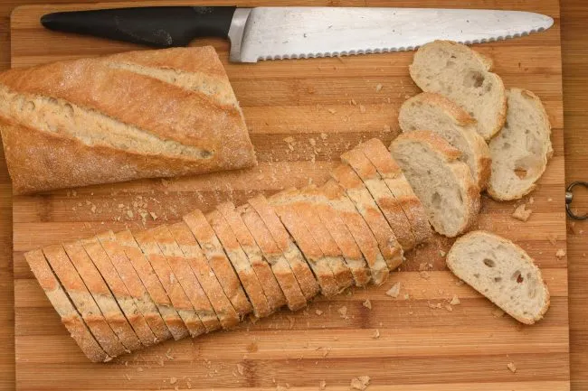 Slice bread baguette --gp-- SunCakeMom