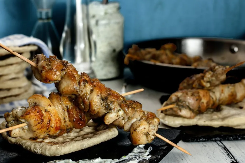 Chicken souvlaki recipe - SunCakeMom