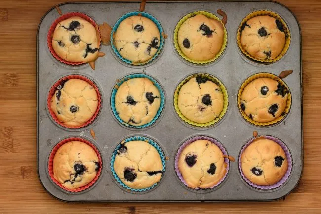 Blueberry muffin recipe - SunCakeMom