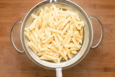 Cook-pasta-drain-penne--gp--SunCakeMom