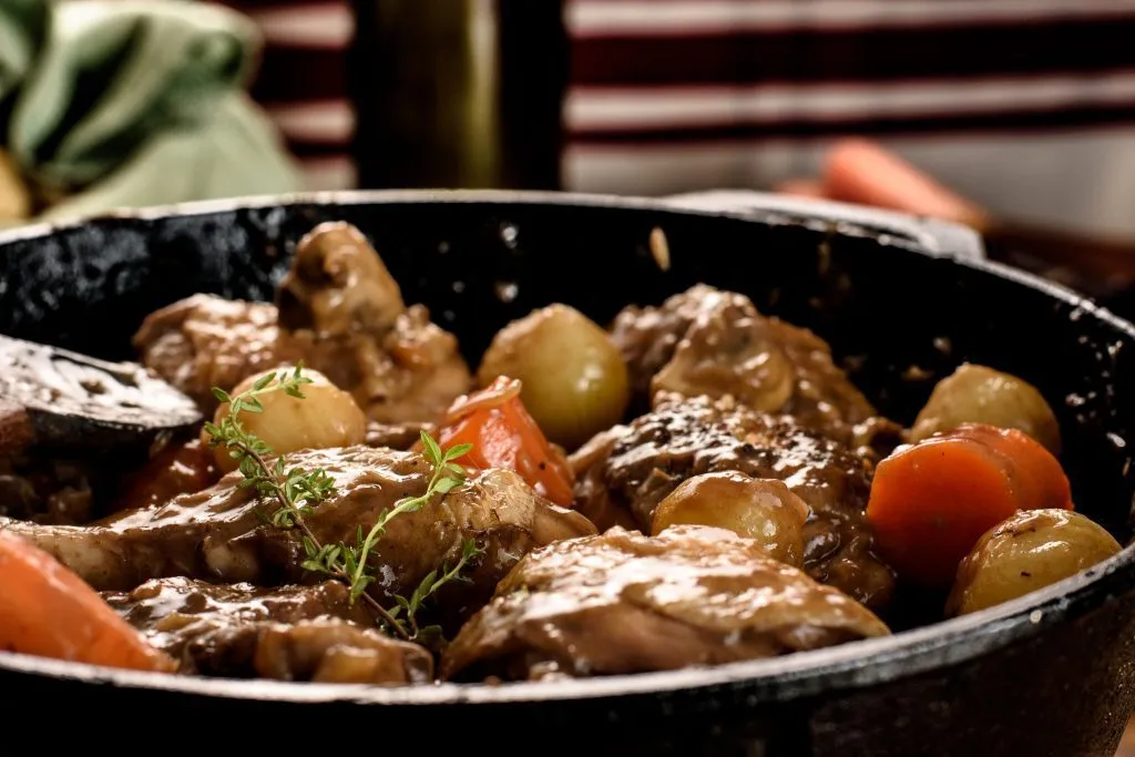 Coq au vin recipe - SunCakeMom