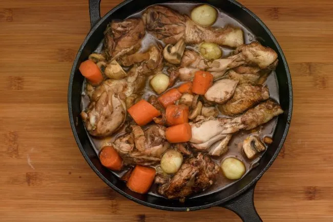 Coq au vin recipe - SunCakeMom