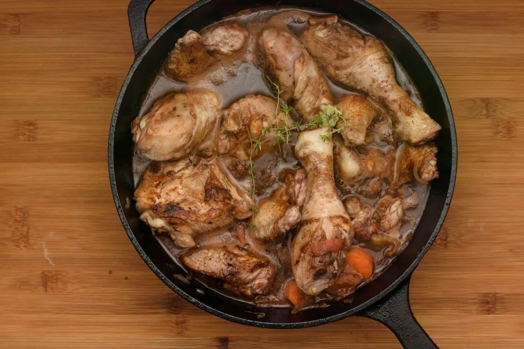 Coq au vin recipe - SunCakeMom