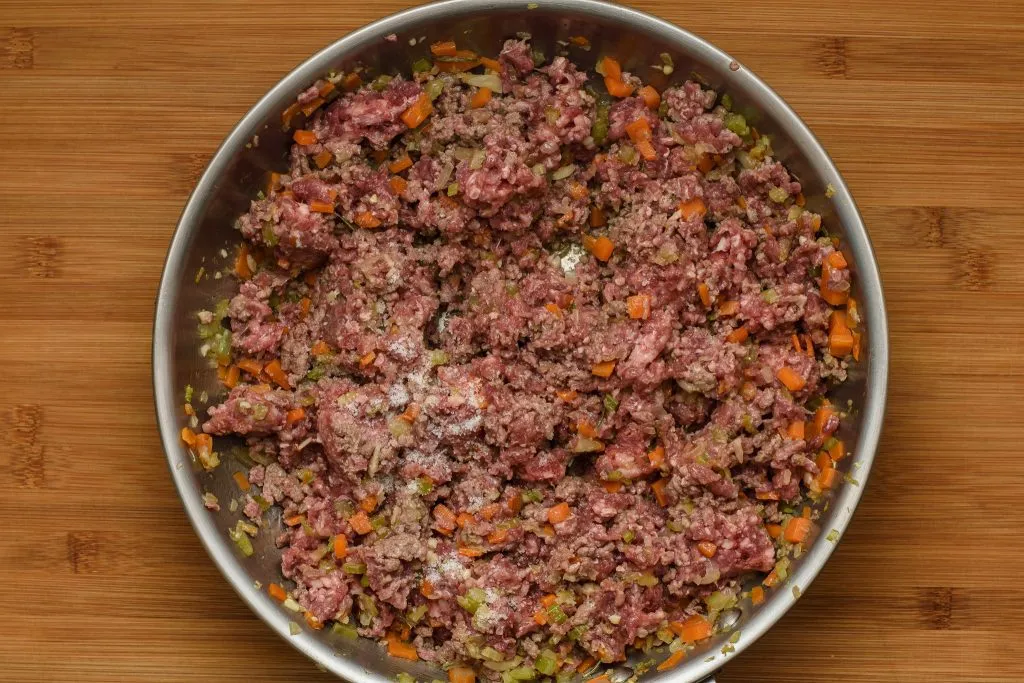 Mirepoix-onion-carrot-celery-ground-meat-brown-skillet--gp--1-SunCakeMom