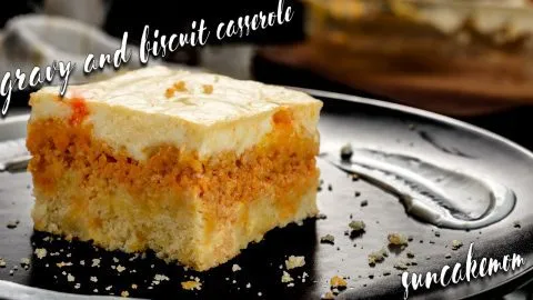 Gravy-and-biscuit-casserole-recipe-16x9-SunCakeMom