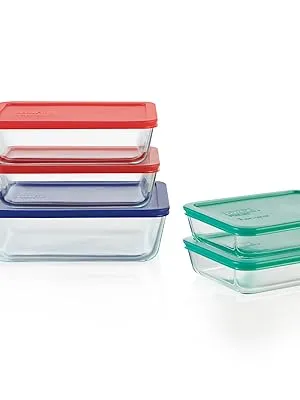 Pyrex 10-Piece Rectangle Storage