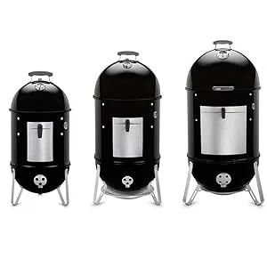 Weber Smokey Mountain Cooker in Three Sizes